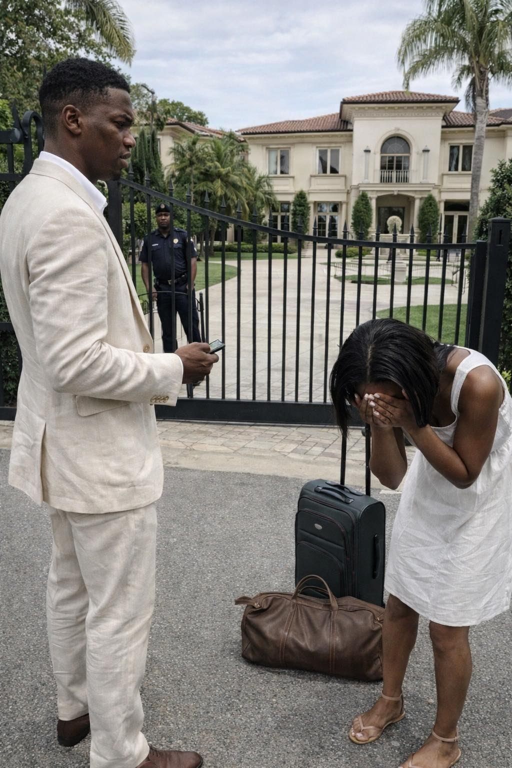 After a secret wedding, he unexpectedly returned to a mansion he no longer owned.