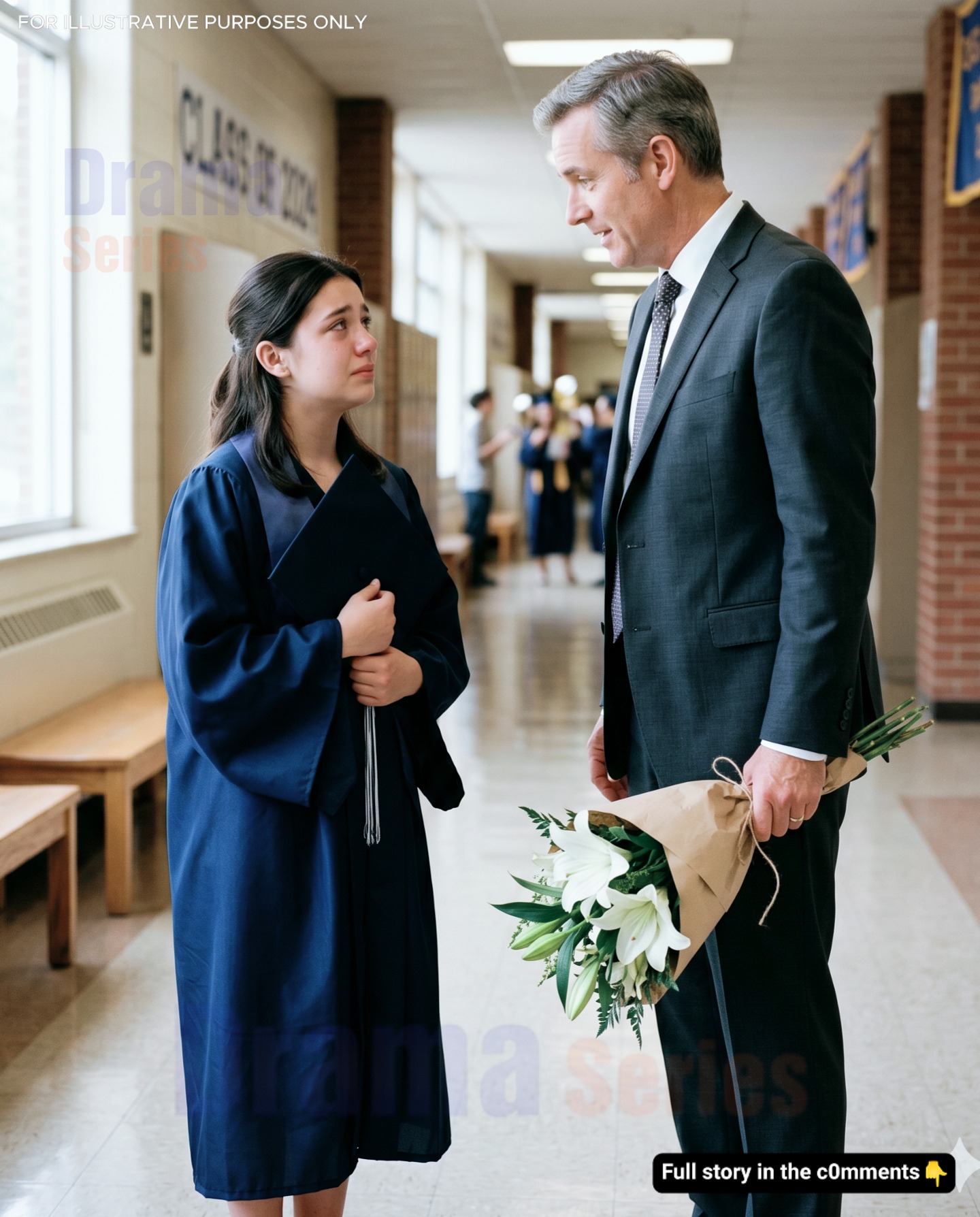 Stories On Graduation Day, an Orphan Girl Asked a Stranger to Be Her Dad… His Response Changed Both Their Lives Forever