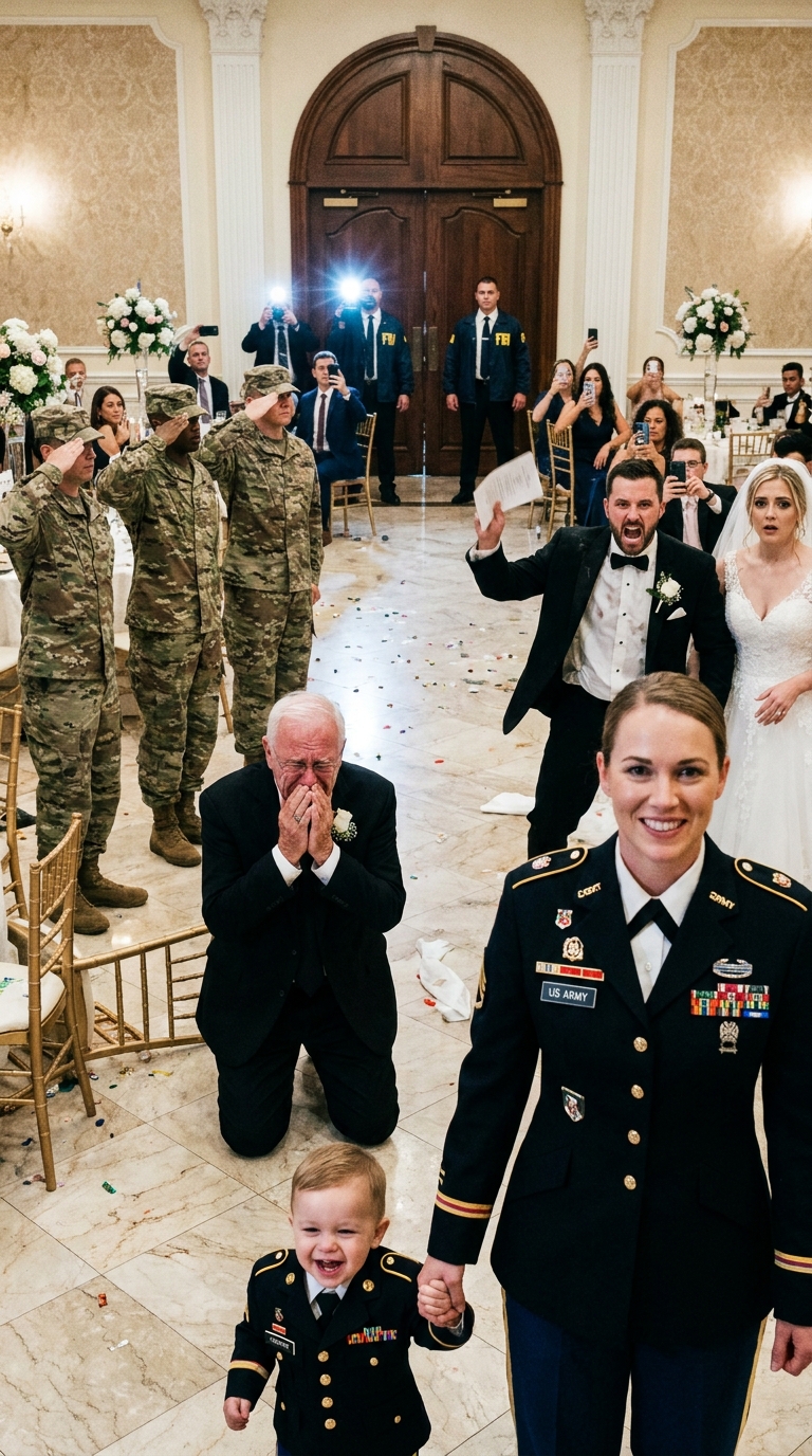 At my sister’s wedding, my dad handed me a family rejection letter — at the reception. My sister thought I’d break down in front of the cameras. I simply folded the letter, slipped it into my pocket, and smiled. They had no idea… I had already…