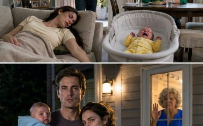 My wife was so exhausted she could barely stand, but my mother insisted on “helping” with the baby. I came home early and found my wife fainting on the sofa while my mother sat nearby, ignoring the baby’s frantic cries and eating a meal my wife had