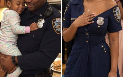 My Daughter Made Her Prom Dress Out of Her Late Father’s Uniform – When Her Mean Classmate Poured Punch on It, the Girl’s Mother Grabbed the