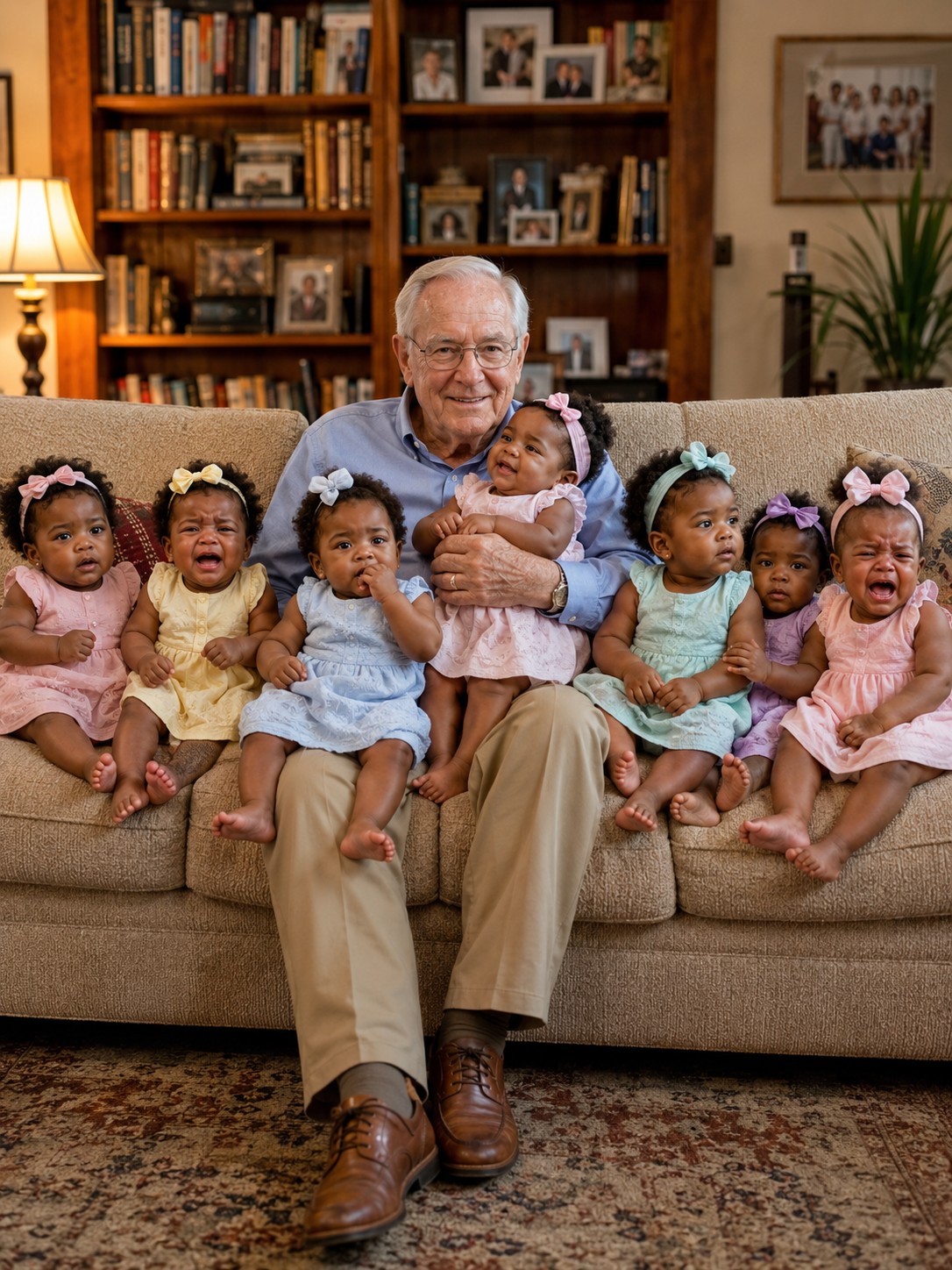 In 1979, he welcomed nine baby girls that everyone else ignored into his home — 46 years later, their lives became a story no one could have imagined.