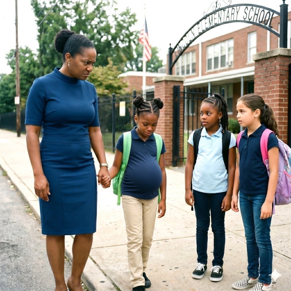 The silence in the principal’s office was no longer heavy; it was suffocating. It was the kind of silence that precedes a landslide—quiet, yet vibrating with