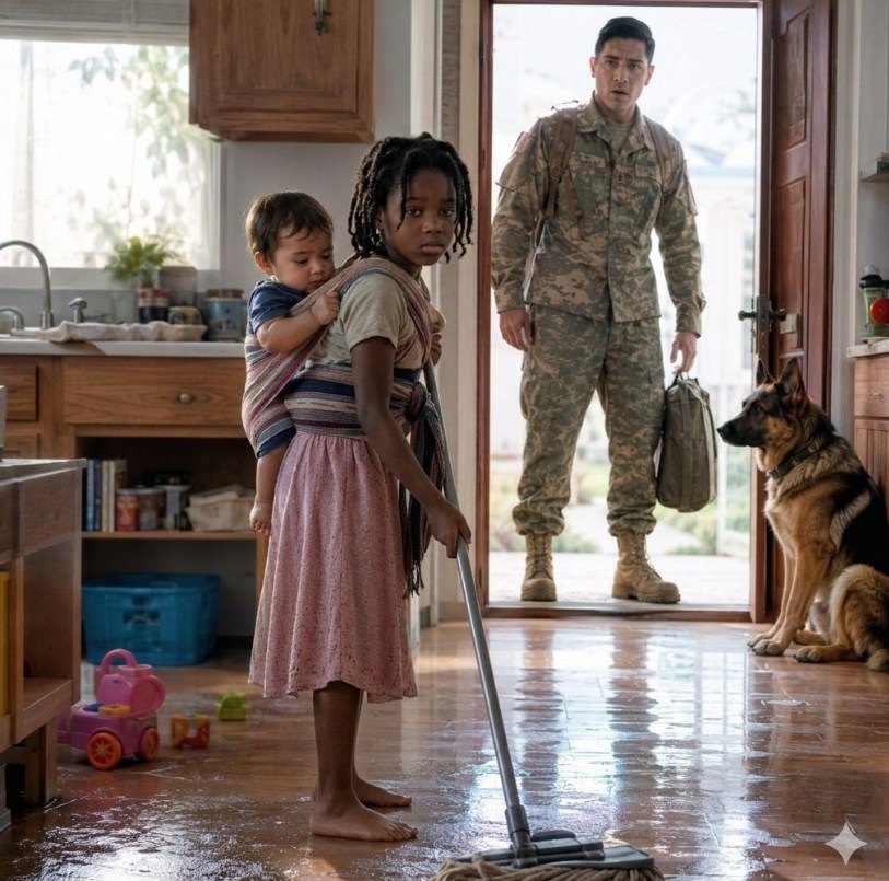 I came back after two years, thinking my children were waiting for me with their mother, but I found them alone, with an empty refrigerator and a dog guarding the door 🐕💔. My daughter onl