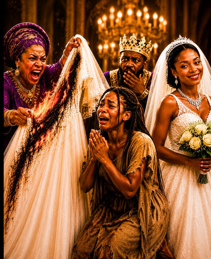 The Stepmother Burned The Poor Girl’s Wedding Dress And Sent Her Own Daughter As Bride
