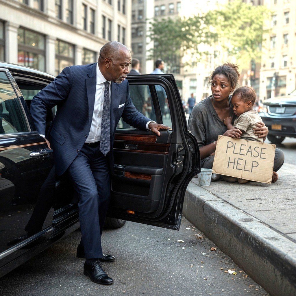 I saw my daughter begging in the street while carrying her baby… She told me her husband had…