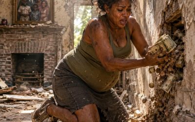 A pregnant widow bought a crumbling house for almost nothing… but what she uncovered behind an old painting would change her life forever.