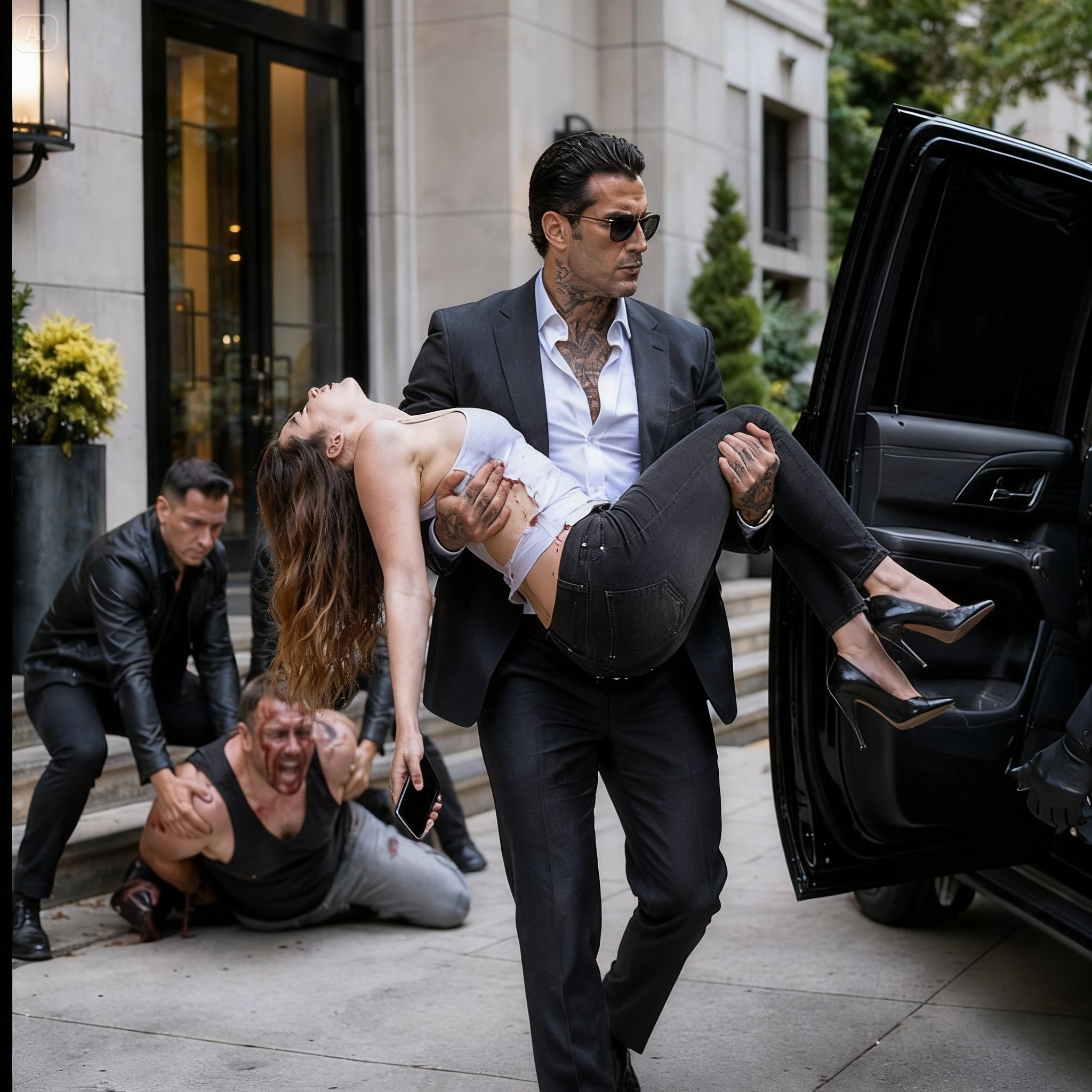 SHE TEXTED “HE BROKE MY RIBS” TO THE WRONG NUMBER—AND THE MAFIA BOSS CAME HIMSELF