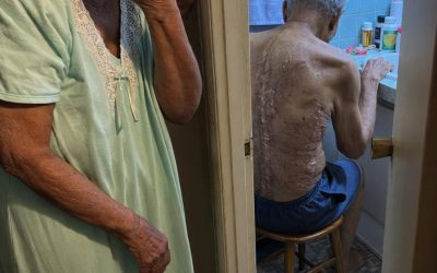 My husband used to lock himself in the bathroom every morning at 4 a.m. for thirty-five years. And the night I finally looked through the keyhole, I understood why he always whispered, “I’m doing this to protect you.”