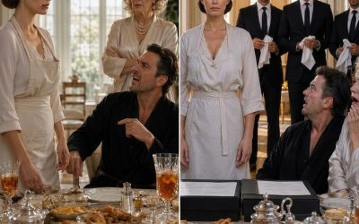 He sl:apped me so hard my lip bl:ed, just because I asked where he was last night. At dawn, I quietly cooked a massive Southern feast and laid out the silver cutlery. “That’s a good wife,”