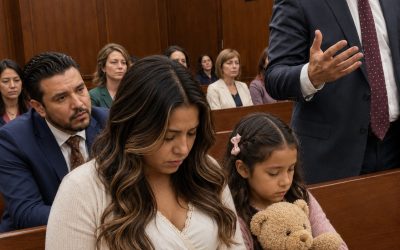 A pregnant wife asked the judge for a divorce and gave her husband everything while his mistress laughed—but the courtroom fell silent when the judge brought in a little girl who exposed what her father and the “mean lady” had done.