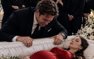 He Leaned In To Say Goodbye At His Pregnant Wife’s Funeral—Then Her Stomach Suddenly Moved And Someone Screamed, “Call The Doctors!”