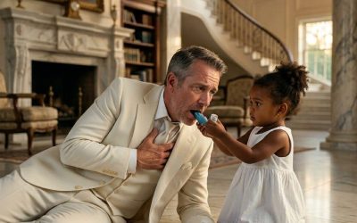 The maid wasn’t supposed to bring her sick little girl to the mansion… but when the billionaire collapsed, the child did one thing that changed everything. – News