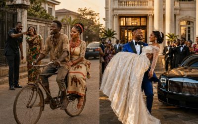 They Laughed When Her Groom Came On A Bicycle, Unaware He Is The Richest Man