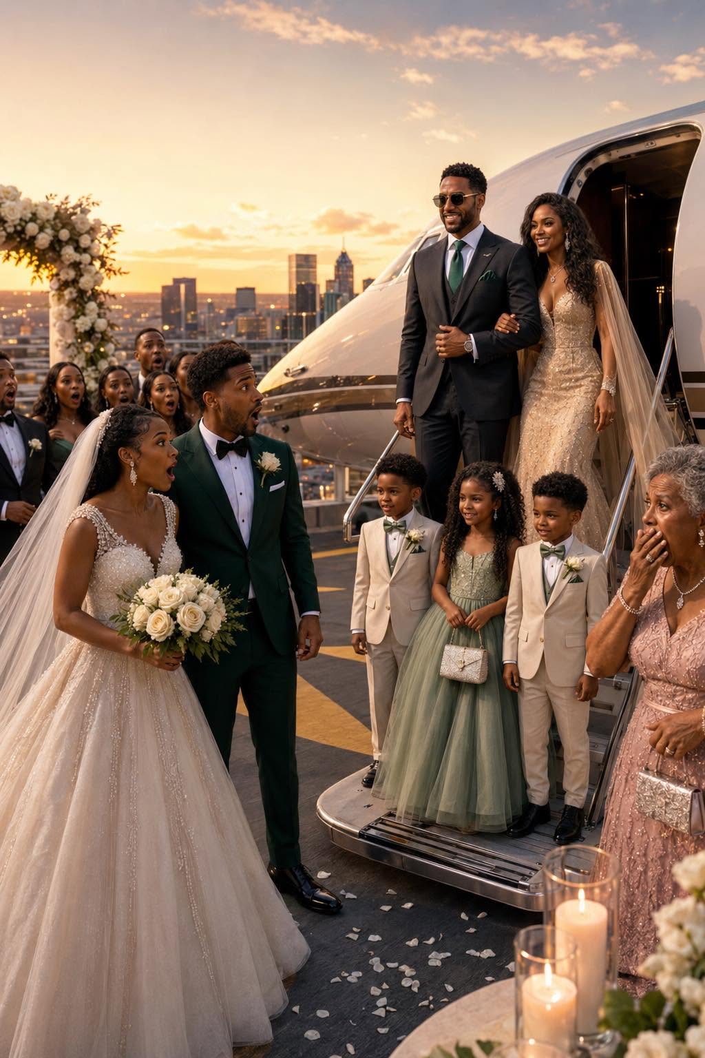 After 11 Years of Calling Me Infertile, My Husband Replaced Me With a Younger Woman and Kicked Me Out—But Three Children Appeared at His Wedding and Turned His Perfect Day Into Public Humiliation