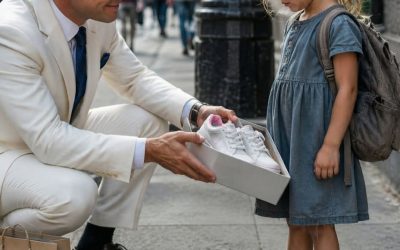 Full story: A little girl stopped me on a busy city sidewalk and asked for a pair of school shoes. The shoes cost me just . What I didn’t know was that her desperate promise to repay me one day would lead me to a dying secret, a struggling mother, and a truth powerful enough to change my life forever.
