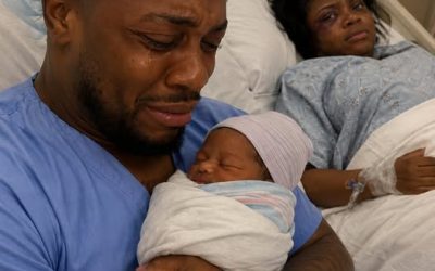 he went to the hospital to give birth, but the doctor burst into tears upon seeing the baby…