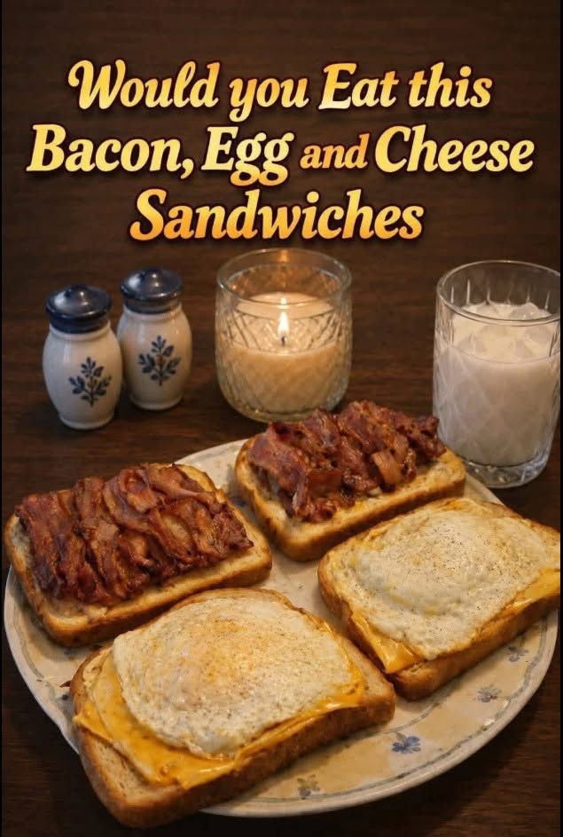 Bacon Egg and Cheese Sandwiches