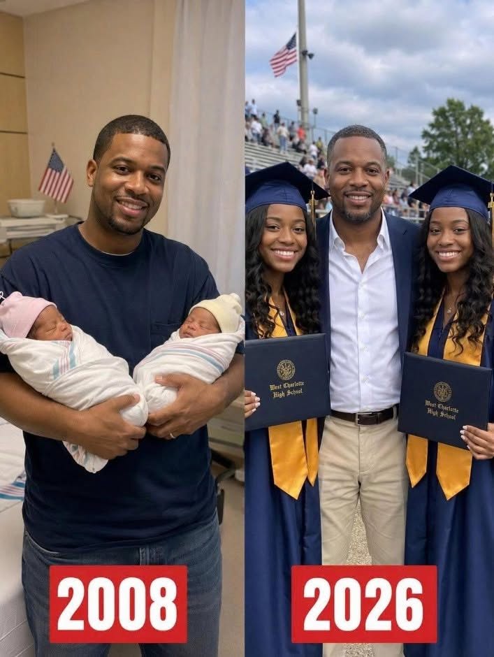 My Wife Left Our Twins Right After Birth – 18 Years Later, She Showed up at Their Graduation with a ‘Special Gift’, But What My Daughters Did Next Froze the Room