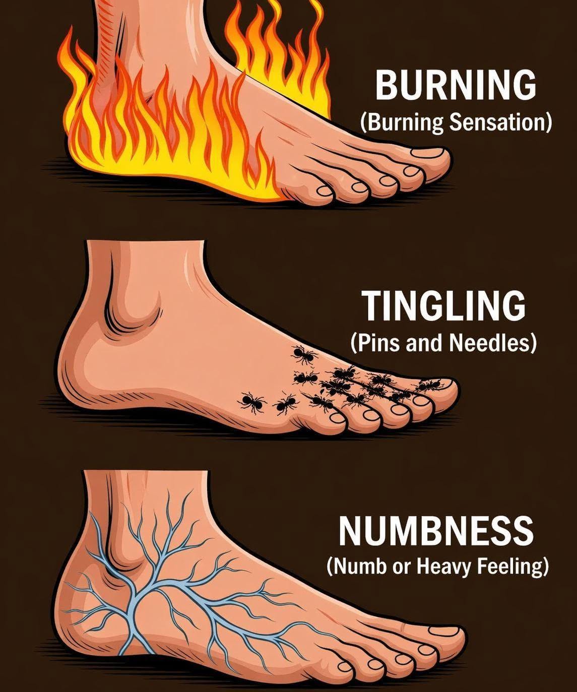 🔥 Burning, Numbness, and Tingling in the Feet: Causes, Symptoms & Natural Relief
