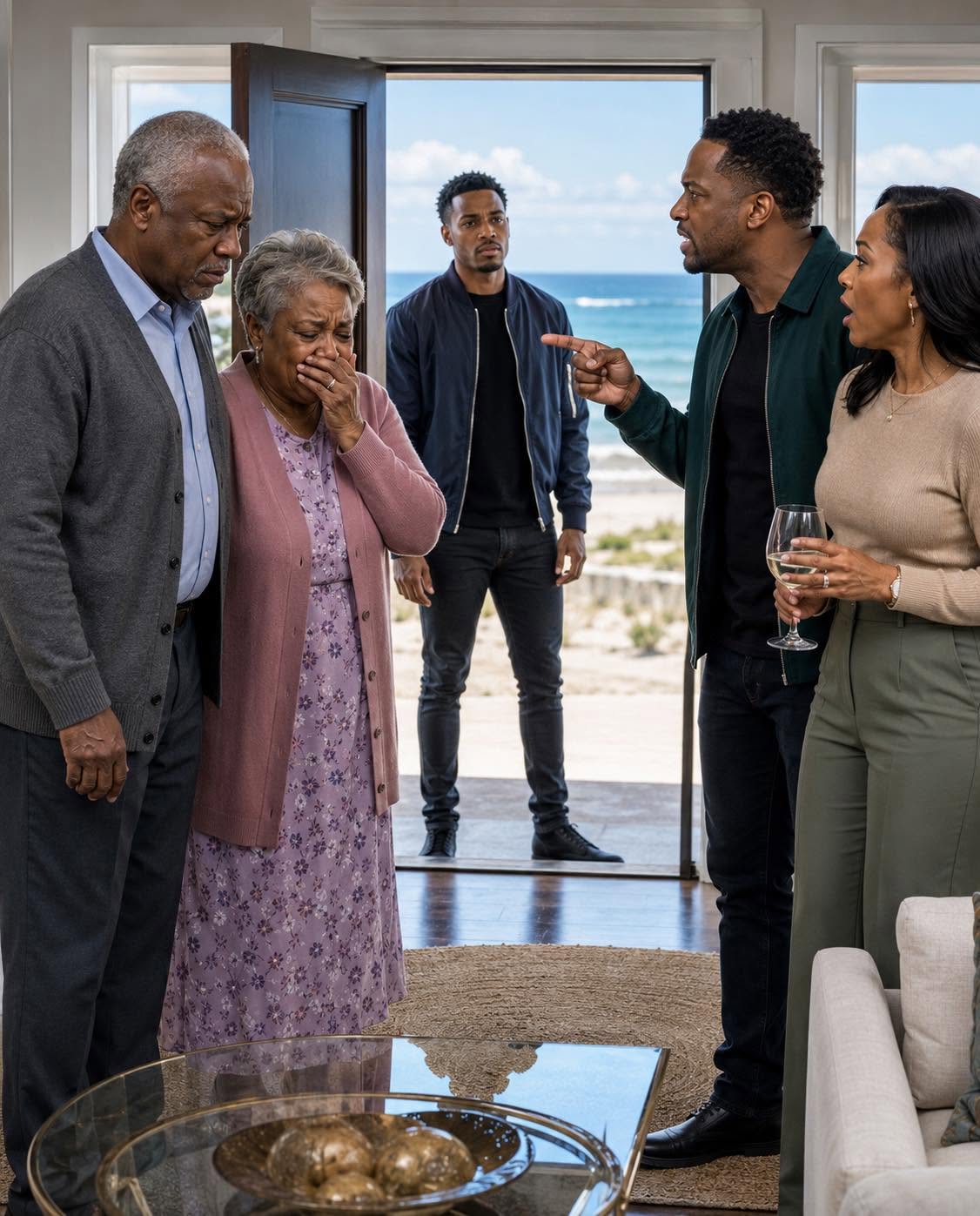 I bought my parents a 5,000 seaside mansion for their 50th anniversary, but when I arrived, my mother was crying and my father was shaking.