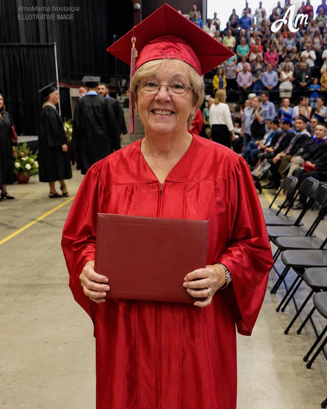 My Family Didn’t Come to My College Graduation Because They Were Embarrassed by My Age – Then a Professor Brought Me Onto the Stage and What He Did Made My Knees Tremble