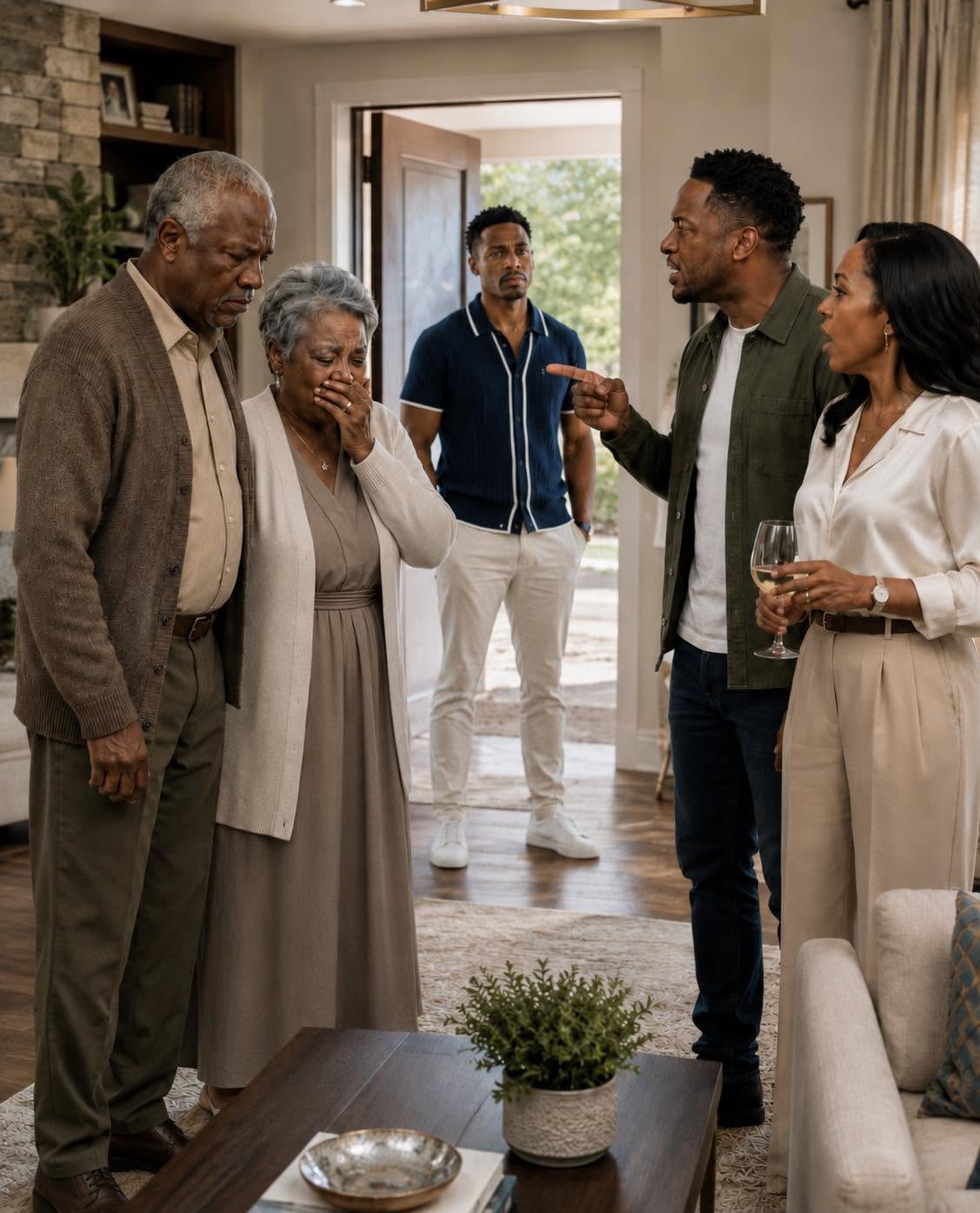 I bought my parents a 5,000 seaside mansion for their 50th anniversary, but when I arrived, my mother was crying and my father was shaking.