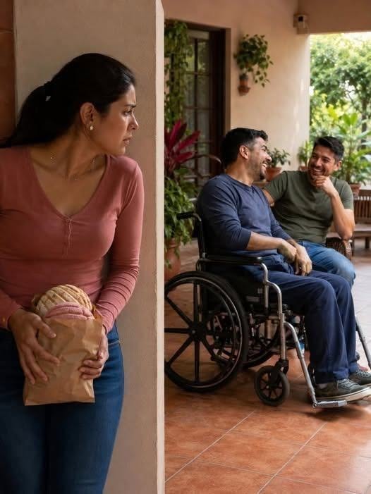 After five years of bathing him, helping him move, and acting as his round-the-clock caregiver, I accidentally overheard my paralyzed husband laughing with a stranger.