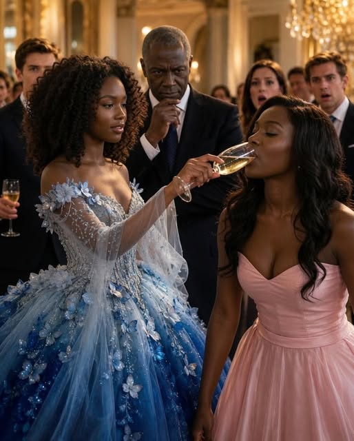 At my graduation party, I saw my father slip something into my champagne.