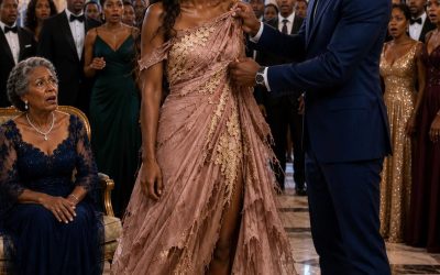 Apr 18, 2026 My family forced me to wear an old, worn dress to a grand party, thinking it would make me look poor and invisible. But when the billionaire host saw it, he recognized the hidden golden embroidery inside—and the whole mansion fell silent.