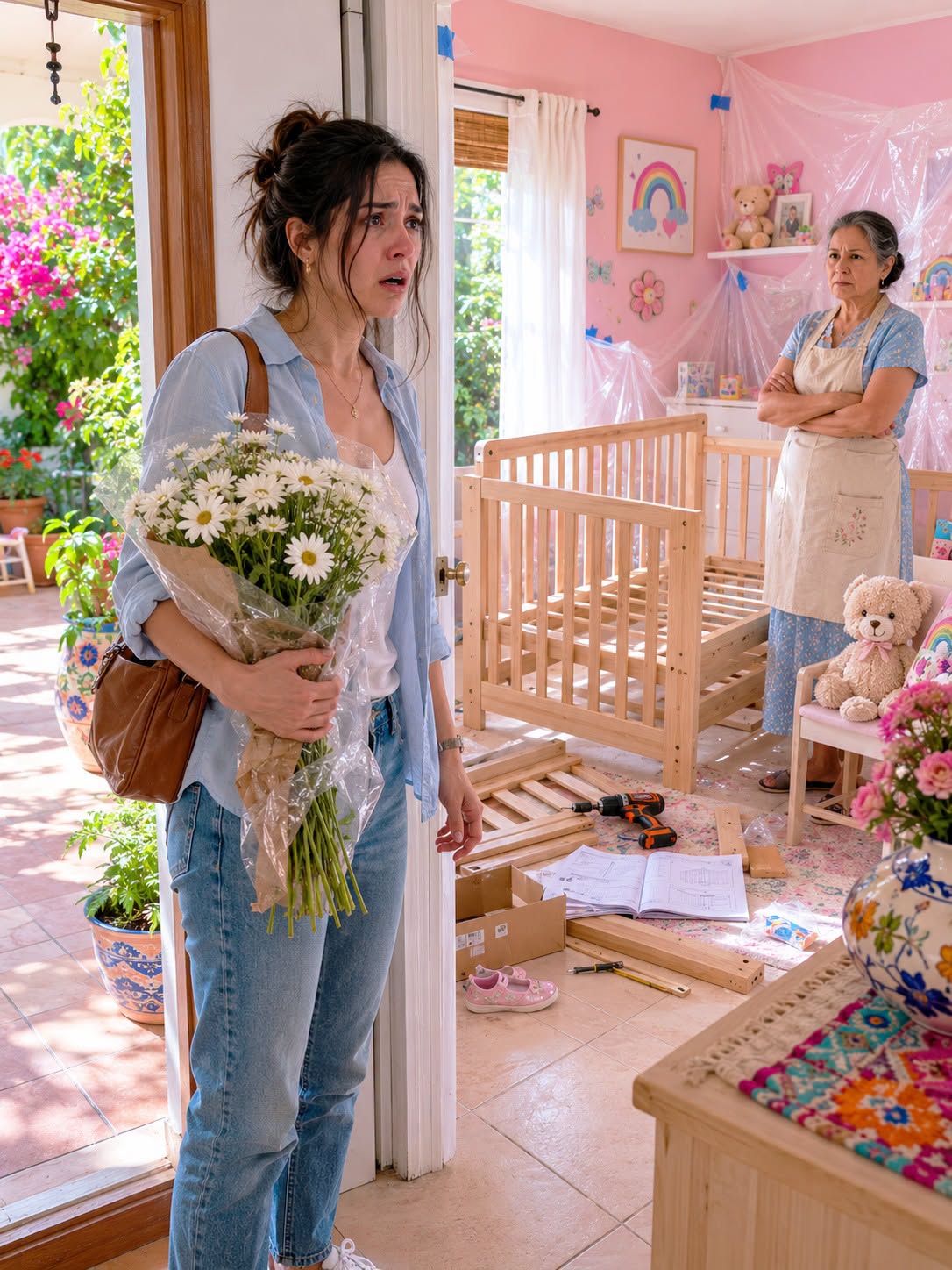 **My mother-in-law emptied my dead daughter’s room.**  Regina was only three years old.  I came back from the cemetery with fresh white daisies still in my hand, and the door to my little Regi’s room was standing wide open.