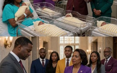 All five babies in the bassinets were Black. My husband took one look and shouted, “They’re not my children!” Then he walked out of the hospital and never came back. I held five newborns alone as nurses whispered and doors closed behind him. Thirty years later, he stood before us again— and the truth waiting for him shattered everything he thought he knew.