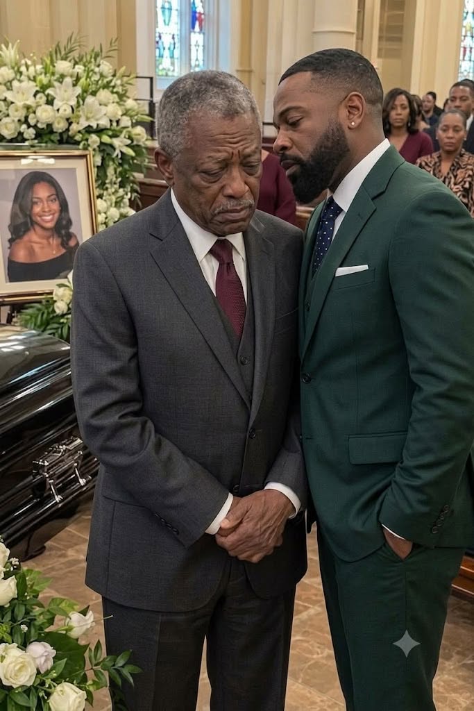 At my daughter’s funeral, my son-in-law stepped close and whispered, “You have twenty-four hours to leave my house.” I met his gaze, smiled quietly, and said nothing. That night, I packed one small bag and walked out without a goodbye. Seven days later, his phone rang.