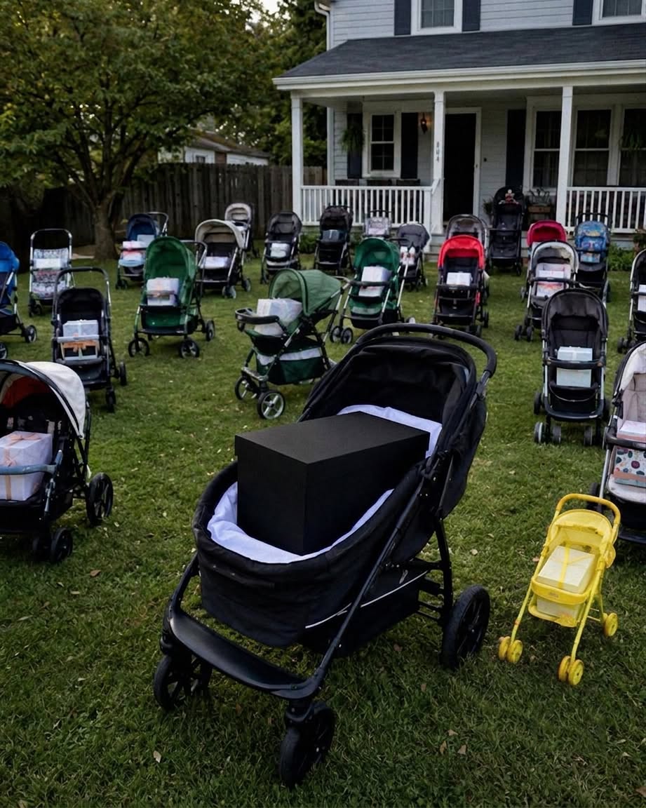 After Losing My Newborn Son, I Gave Everything I’d Bought Him to a Mother Begging with Her Baby – The Next Morning, My Lawn Was Covered with Dozens of Baby Strollers, Each Holding a Sealed Box