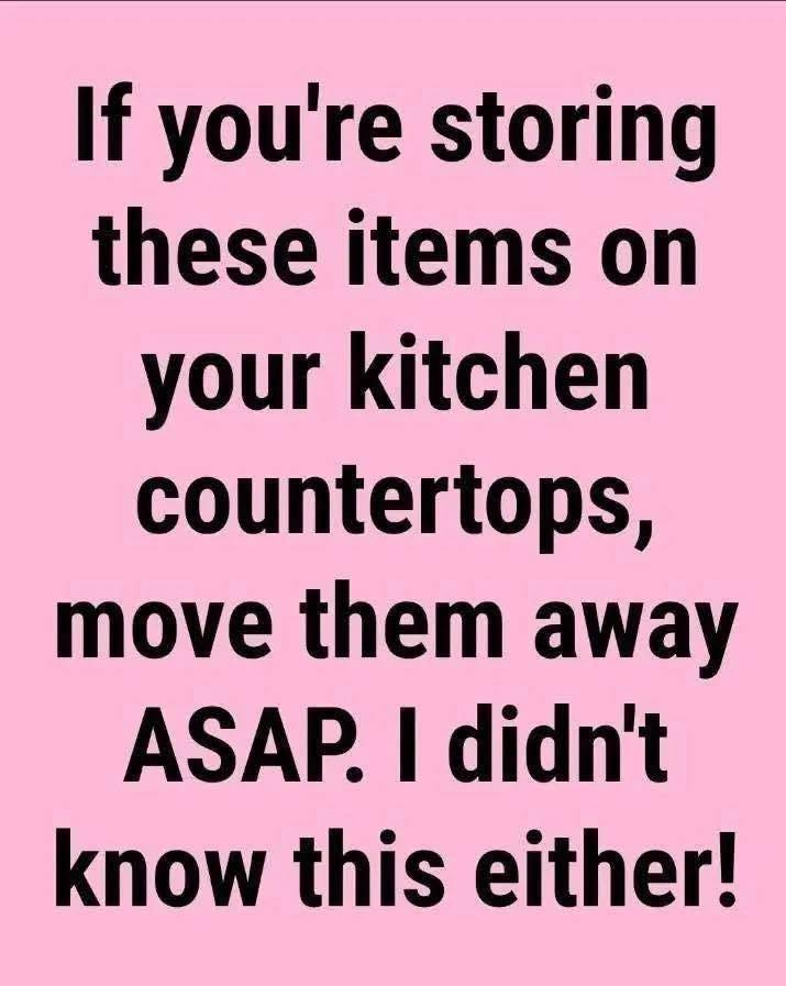 10 Things You Shouldn’t Be Storing on Your Kitchen Countertopv